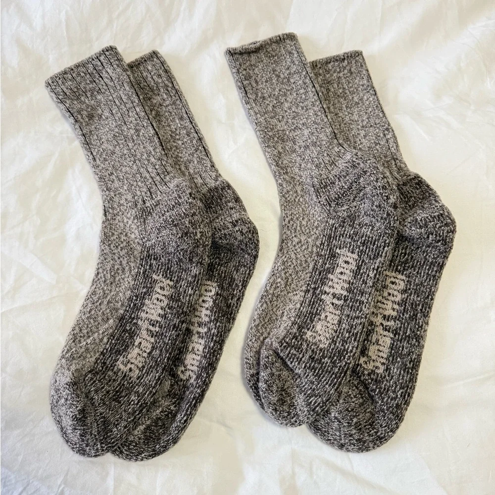 Smartwool | 2 Pair | Mid Crew Socks Hike Light Cushion Unisex Heathered Brown